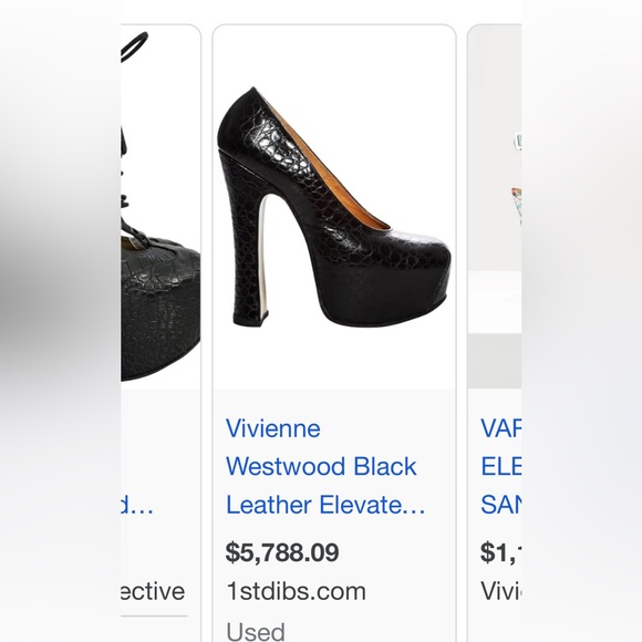 Vivienne Westwood Platform croc pumps